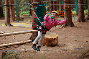 Tarzania rope park in Veľký Meder